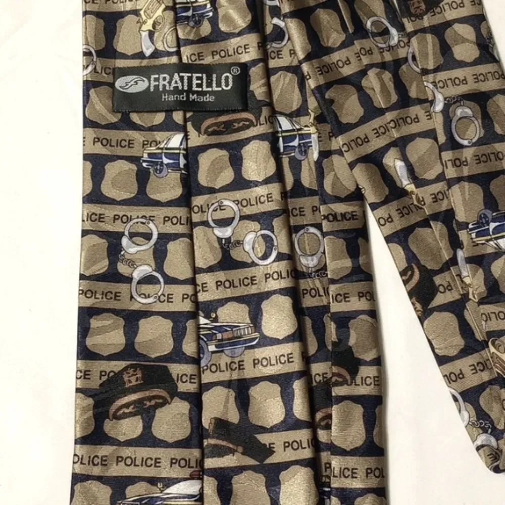 Handmade Fratelli Police Neck Tie